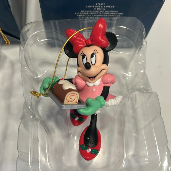 Minnie and Mickey Mouse Christmas ornaments - Picture 2 of 6